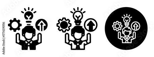 Abilities Icon Collection Glyph & Mixed Style