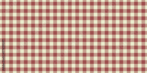 Turkish textile pattern vector, sheet background seamless texture. Teen tartan check fabric plaid in light and red colors.