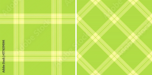 Pattern plaid vector of texture seamless textile with a check background fabric tartan. Set in christmas colors for interior design inspiration.