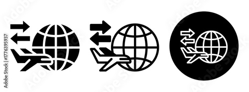 Global Export Icon Collection Glyph & Mixed Style