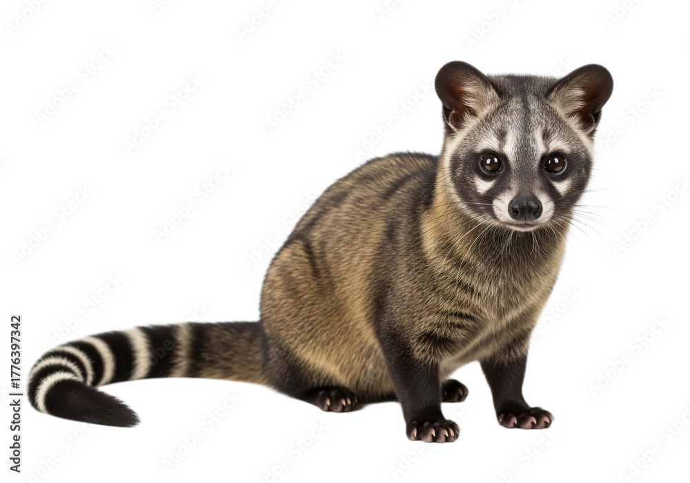 Fototapeta premium Civet with transparent PNG background