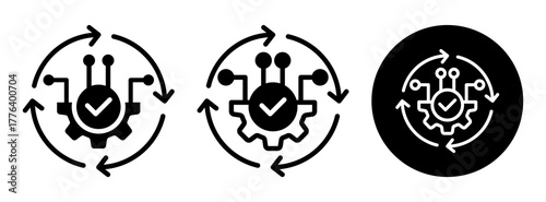 Automation Icon Collection Glyph & Mixed Style