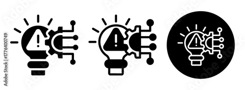 Disruptive Innovation Icon Collection Glyph & Mixed Style