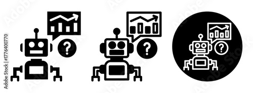Ai Prediction Icon Collection Glyph & Mixed Style