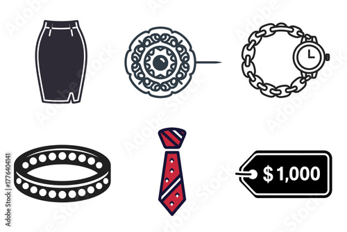 Spa and Beauty Treatment Icons Set: Massage, Manicure, Pedicure, and Skincare Symbols for Wellness and Personal Care