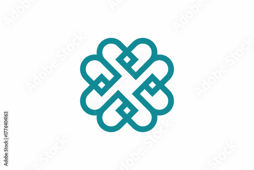 Letter M or B Spin Logo 