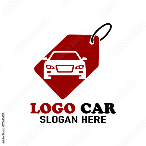 Car logo design and auto repair service, spare parts shop, Vector Illustration