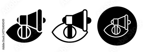 Marketing Vision Icon Collection Glyph & Mixed Style