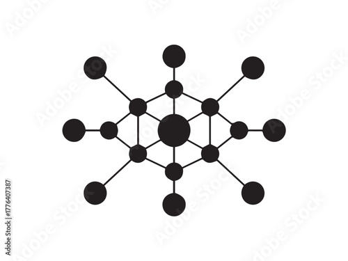A 3D render of a molecular model showing a drug's chemical structure with carbon, hydrogen, and oxygen atoms for pharmaceutical science