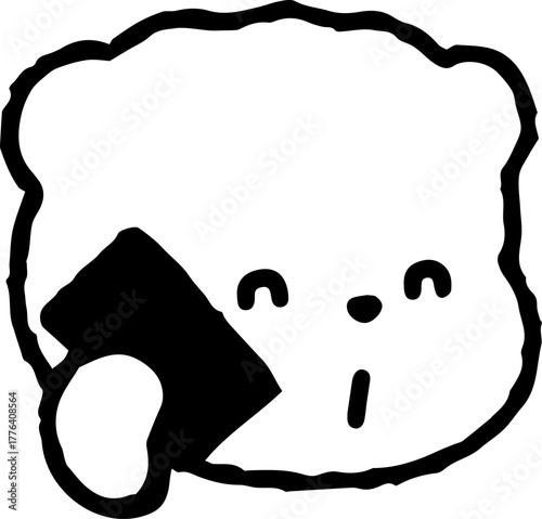 전화통화 하는 강아지