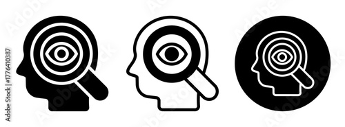 Perspective Icon Collection Glyph & Mixed Style