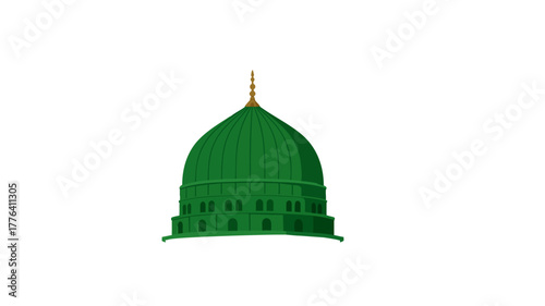 Islamic Architecture of Madina Mosque Gumbad e Rasool