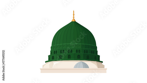 Gumbad e Khizra Holy Green Dome of Madina Munawwara