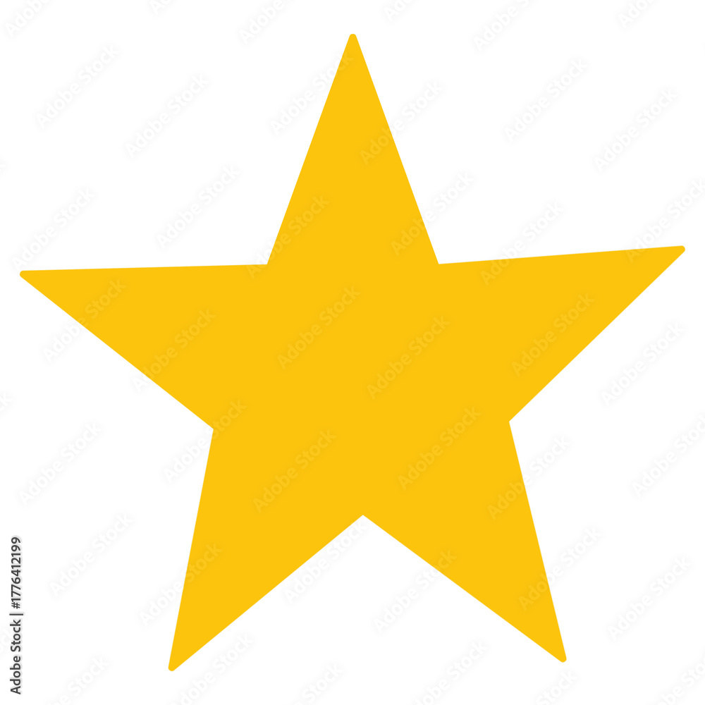Obraz premium illustration of a yellow star 