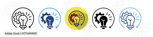 Innovation Process multiple icon