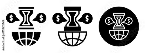 Resource Scarcity Icon Collection Glyph & Mixed Style