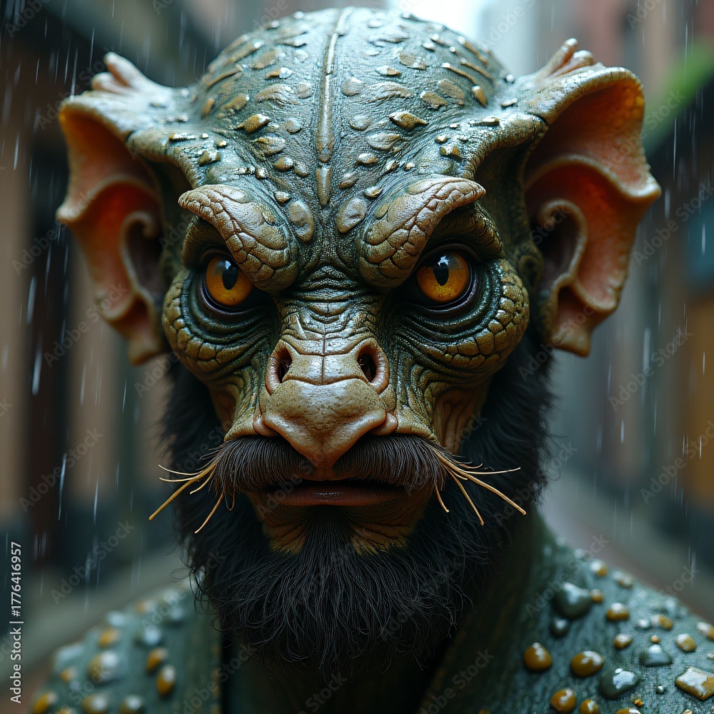 Naklejka premium various fictional, artistic, and fantastical visuals