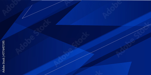 Abstract dark blue triangle color geometric design. Modern overlap papercut futuristic background vector illustration. Eps10 vector