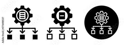 Load Balancing Icon Collection Glyph & Mixed Style