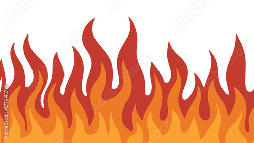 Flames for fire related themes and designs