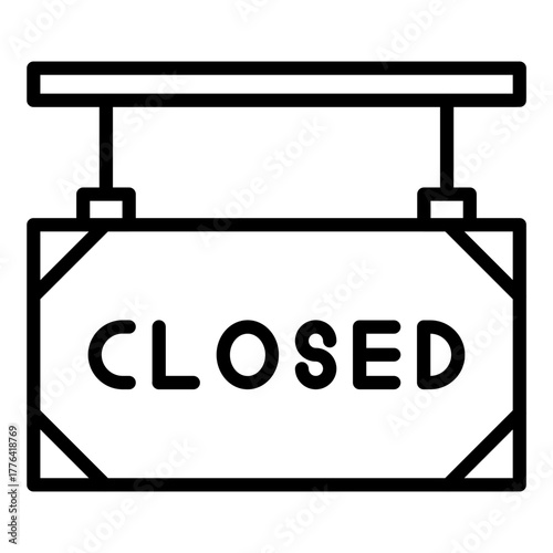 Closed Tag Line Color Icon