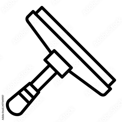 Squeegee Line Color Icon