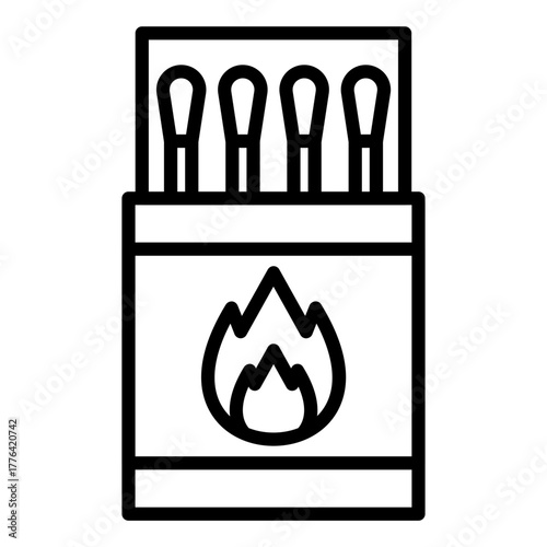 Matches Line Color Icon