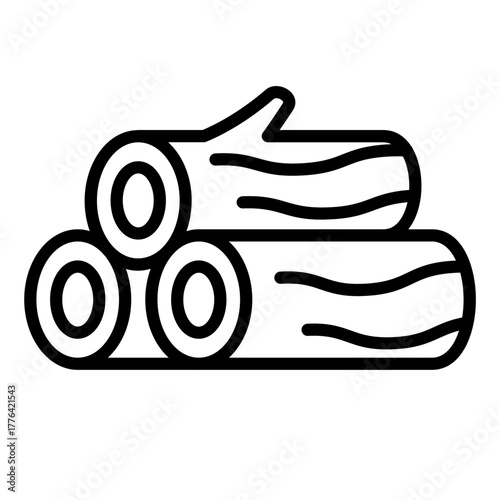 Wood Line Color Icon