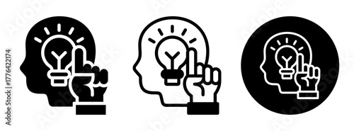 New Idea Icon Collection Glyph & Mixed Style