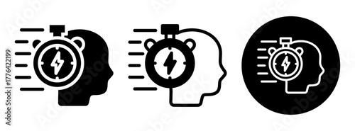 Fast Thinking Icon Collection Glyph & Mixed Style