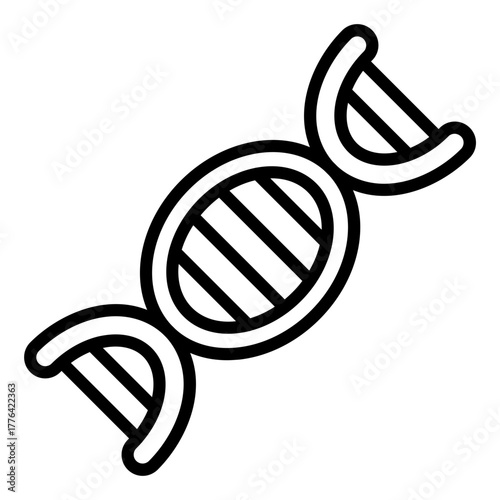 DNA Line Color Icon
