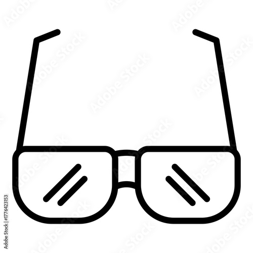 Sunglasses Line Color Icon