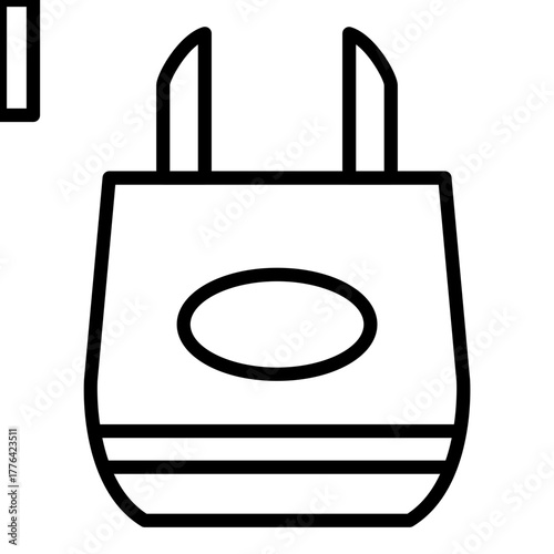 Totebag Line Color Icon