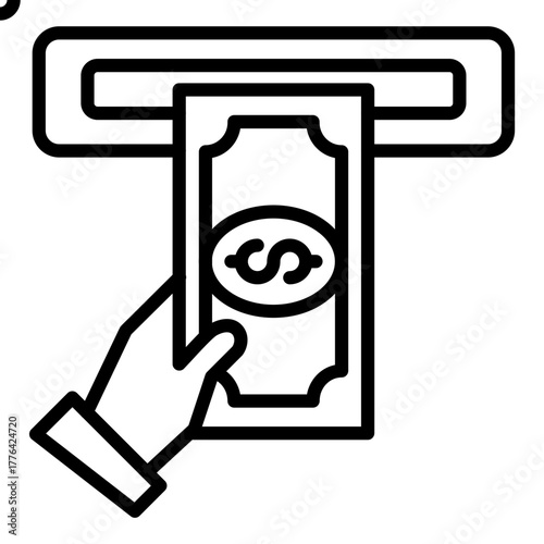 Cash Withdrawal Icon