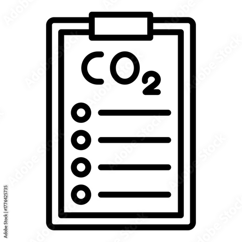 Carbon dioxide Report Icon