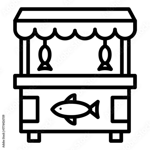 Fish Market Icon