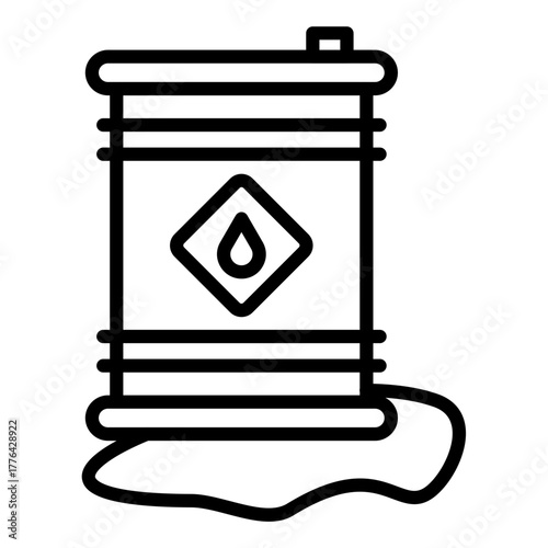 Barrel Leak Icon