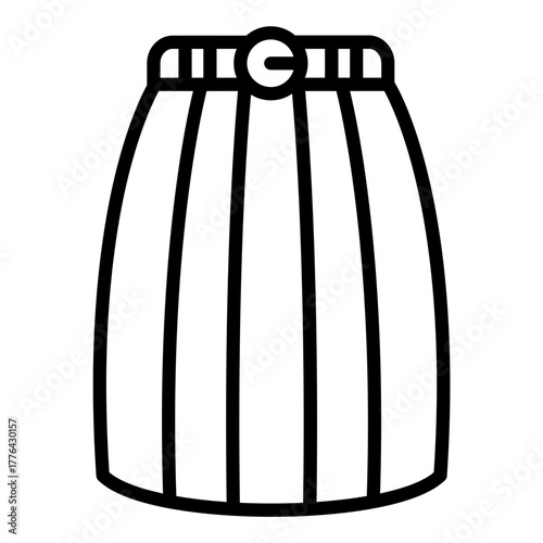 Long Skirt Icon