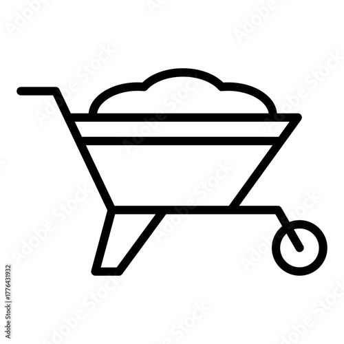 Wheelbarrow Icon