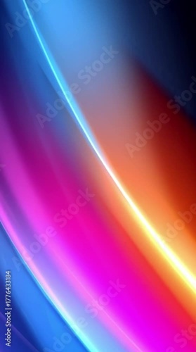 Abstract digital art showcases vibrant colors and fluid lines, creating a dynamic and visually appealing modern design element.