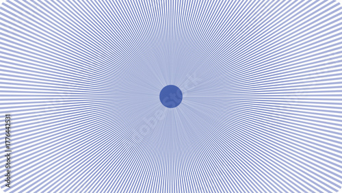 Intricate blue fractal pattern with a central arrow shape and radial symmetry