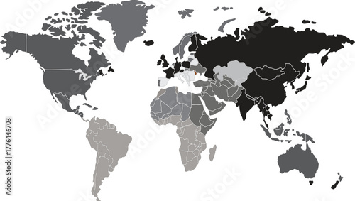 world map vector illustration