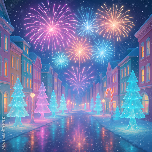 Candy Fireworks Night