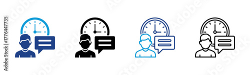 Interaction History Consistent and versatile vector icons illustrating essential concepts in various styles