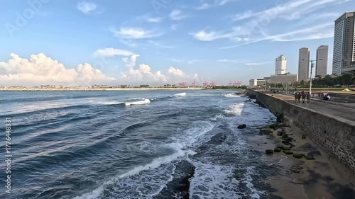 Morning at Galle Face Green