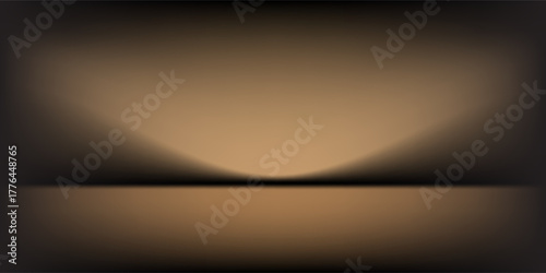 gray studio background. Abstract limbo podium studio room. Dark red gradient wall floor and spotlight scene. Showcase, promotion display. Vector stage mockup illustration