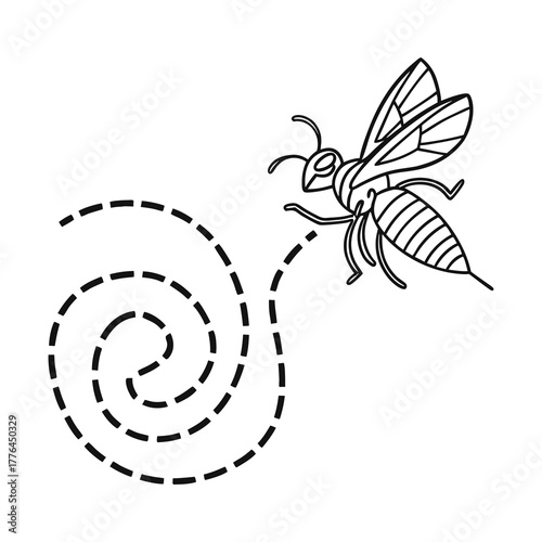 Bee Path Plotter File Svg