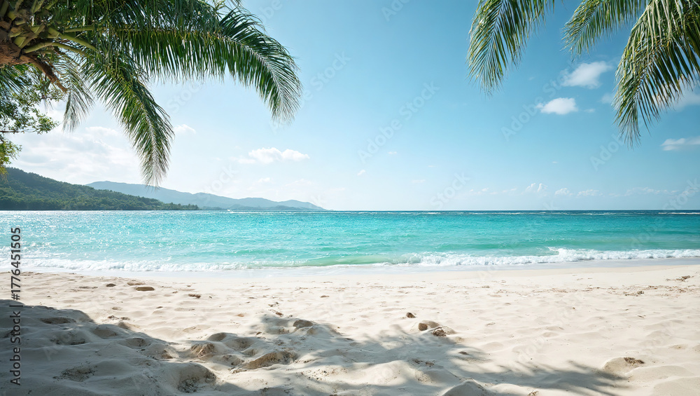 Obraz premium TropicalBeachScene
