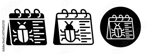 Web Crawler Icon Collection Glyph & Mixed Style