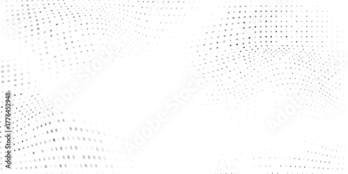 Modern mesh abstract mesh halftone gradient texture. Vanishing polka dot simple abstract modern